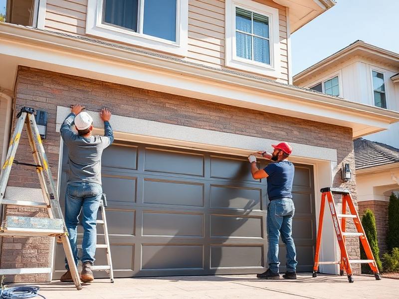 Installation garage door service in Schertz, Texas